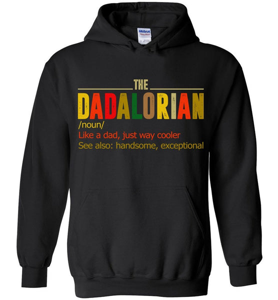 The Dadalorian Definition  Like A Dad Just Way Cooler Vintage Hoodie