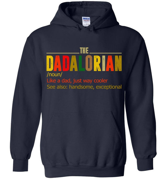 The Dadalorian Definition  Like A Dad Just Way Cooler Vintage Hoodie