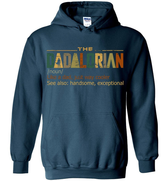 Vintage The Dadalorian Definition  Like A Dad Just Way Cooler Hoodie