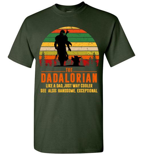 Retro The Dadalorian Definition  Like A Dad Just Way Cooler, fatherday gift T-Shirt