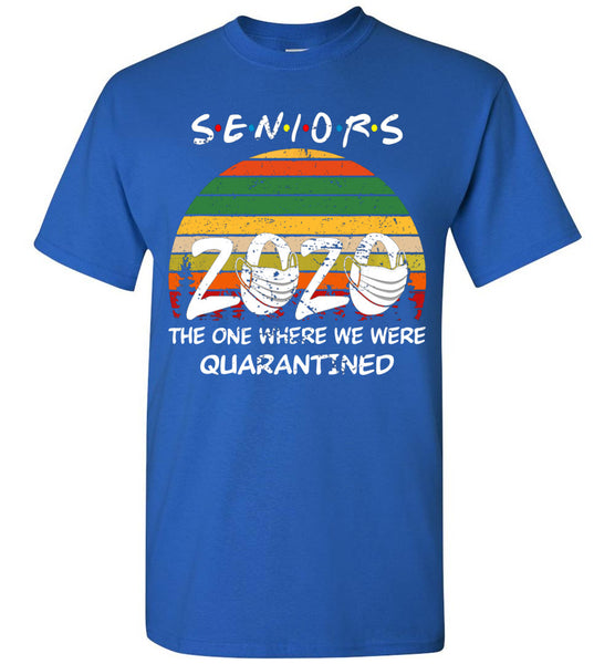 Vintage Seniors 2020 The One Where we were Quarantined T-Shirt