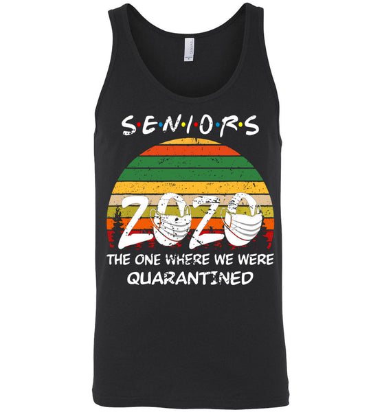 Vintage Seniors 2020 The One Where we were Quarantined Tank Top