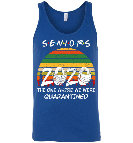 Vintage Seniors 2020 The One Where we were Quarantined Tank Top
