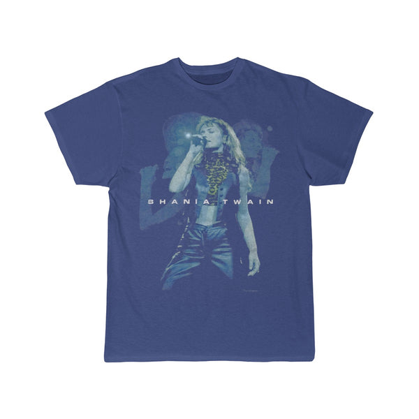 Men's Vintage 90s 1999 Shania Twain Country Music Tour Double-Sided Print T-Shirt