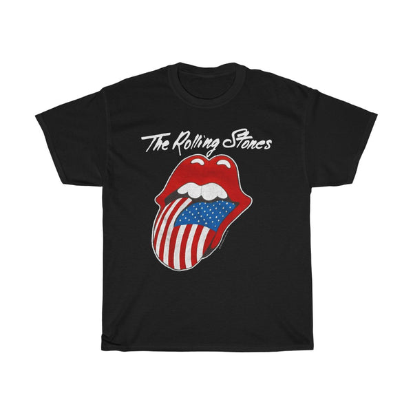 Vintage The Rolling Stones Band T Shirt 1981 North American Tour Tee Unisex Heavy Cotton Tee