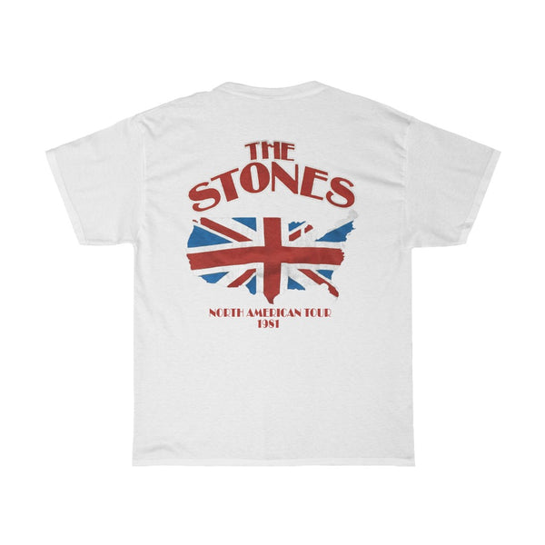 Vintage The Rolling Stones Band T Shirt 1981 North American Tour Tee Unisex Heavy Cotton Tee