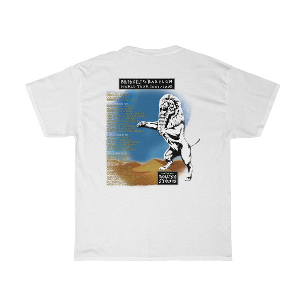 Rolling Stones Bridges To Babylon World Tour T shirt L True Vintage 1990s Unisex Heavy Cotton Tee