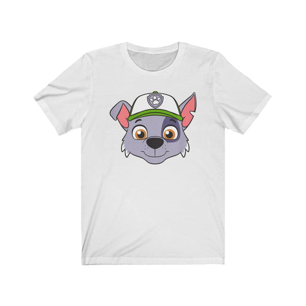 Paw Patrol Rocky Big Face Women's T-Shirt Unisex Jersey Short Sleeve Tee