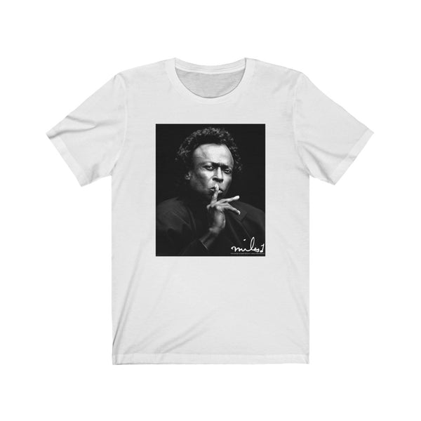 VINTAGE 1992 MILES DAVIS GRAPHIC Unisex Jersey Short Sleeve Tee