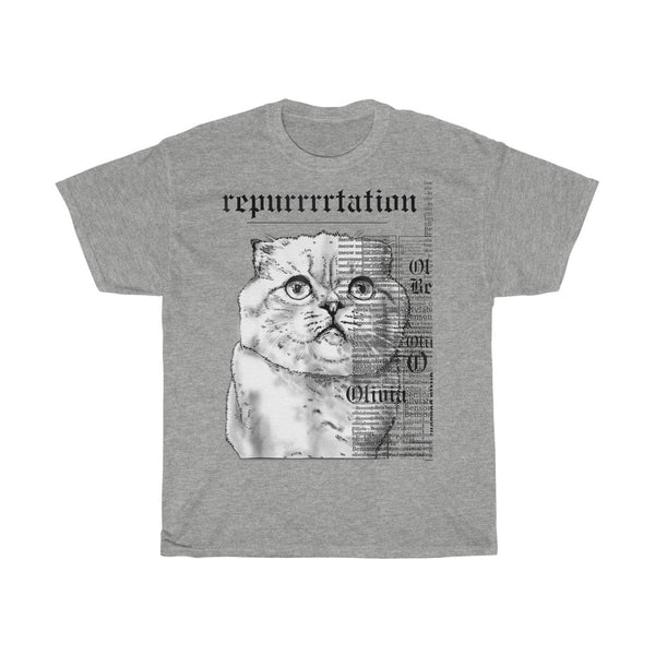 Taylor Swift White Cat - Rep Tour - Unisex T-shirt