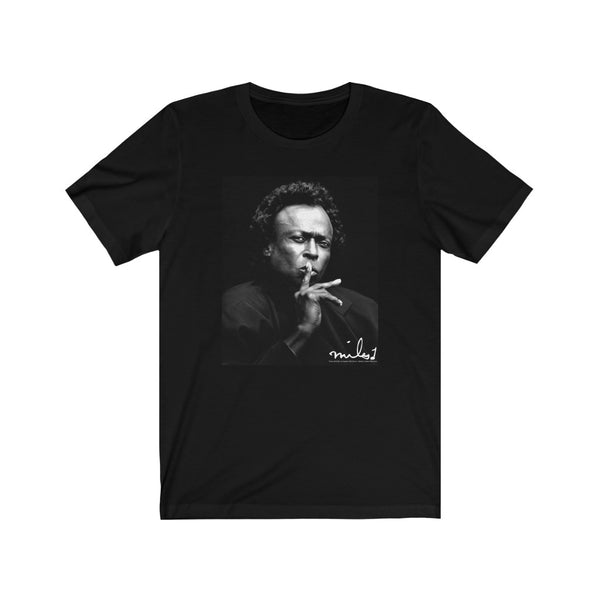 VINTAGE 1992 MILES DAVIS GRAPHIC Unisex Jersey Short Sleeve Tee