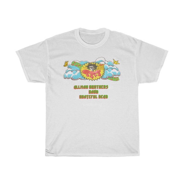 Vintage 1973 Summer Jam At Watkins Glen Festival Concert Tee Grateful Dead Allman Brothers The Band New York 70s Graphic Shirt Unisex Heavy Cotton Tee