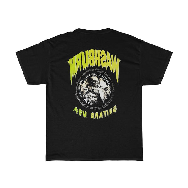 Order #1450 WASHBURN DIMEBAG DARRELL RARE DIME BLACKNAVY T SHIRT USA Unisex Heavy Cotton Tee
