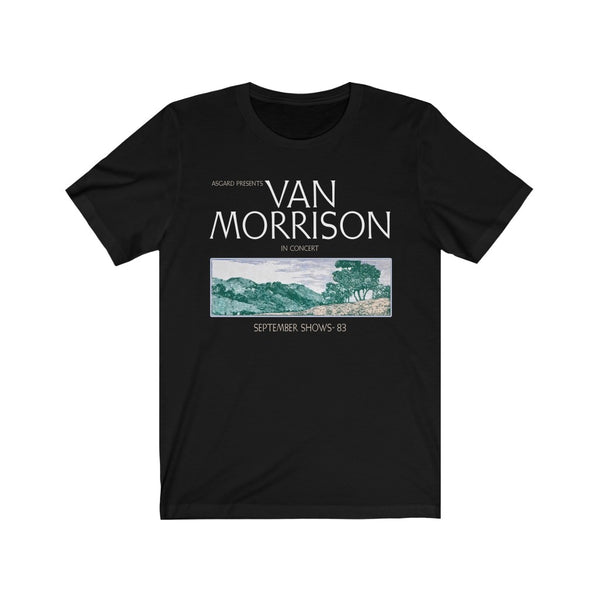 Vintage 1983 Van Morrison Uk September Shows Tour T shirt Unisex Jersey Short Sleeve Tee