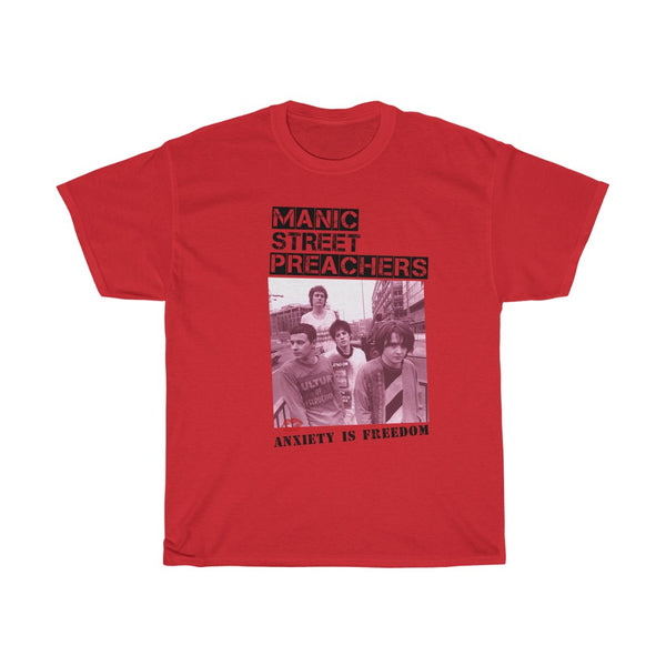 Manic Street Preas Band Tshirt You Love Us Stay Beautiful Early 1990s Glam Punk Era1 Unisex Heavy Cotton Tee