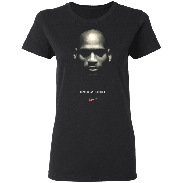 Vintage 90s 1995 NIKE michael jordan fear is an illusion made in usa -Gildan Replica Women T-Shirt 1110