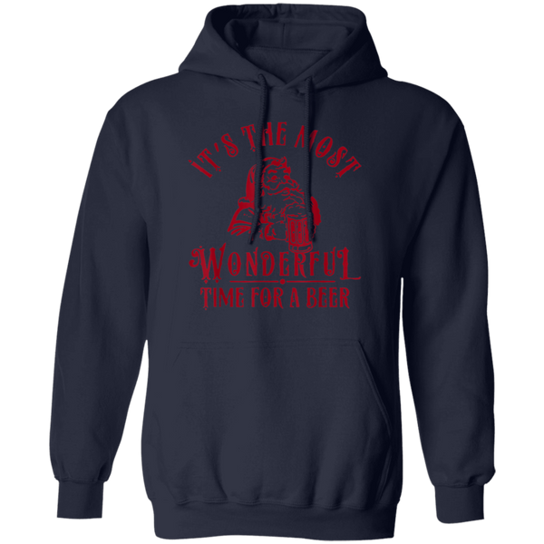 Santa Claus It's The Most Wonderful Time For A Beer Christmas Funny Hoodie 2111