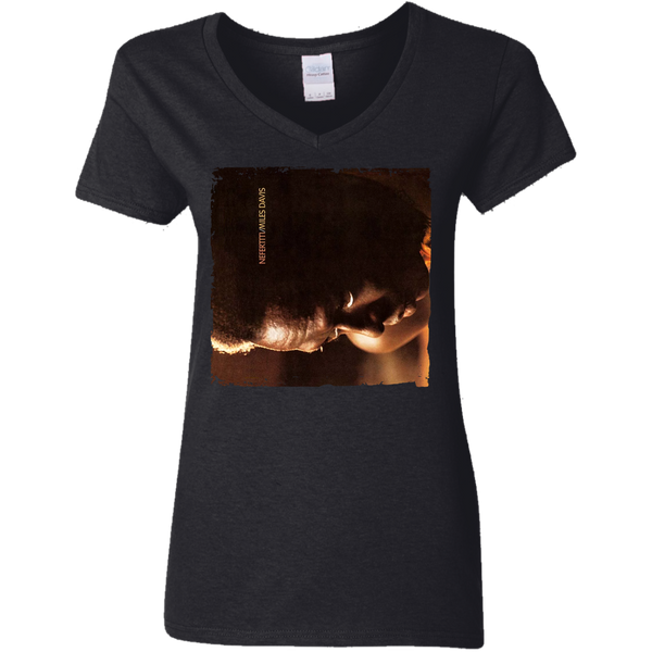 Miles Davis Nefertiti T-Shirt Ladies V-Neck T-Shirt 510