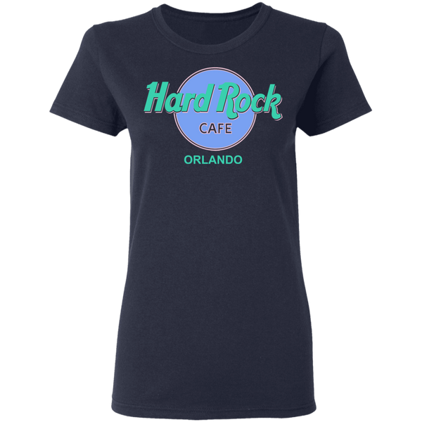 Vintage Hard Rock Cafe Orlando Florida Women T-Shirt 1110