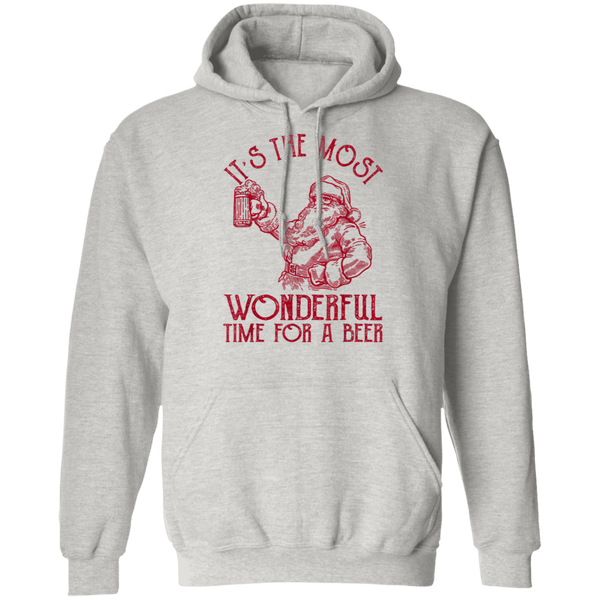 Santa Claus It's The Most Wonderful Time For A Beer  Christmas Hoodie 2011