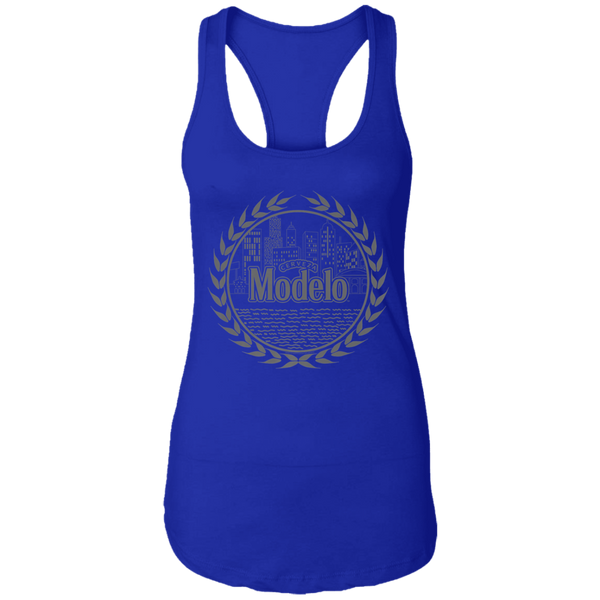 Modelo Grey Cityscape Premium Women Tank 0511