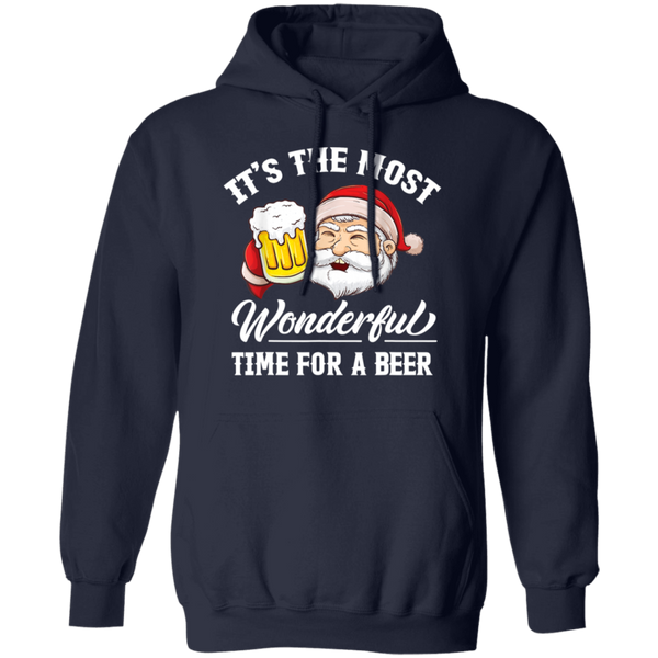 Santa Claus It's The Most Wonderful Time For A Beer christmas Gift Hoodie 2011