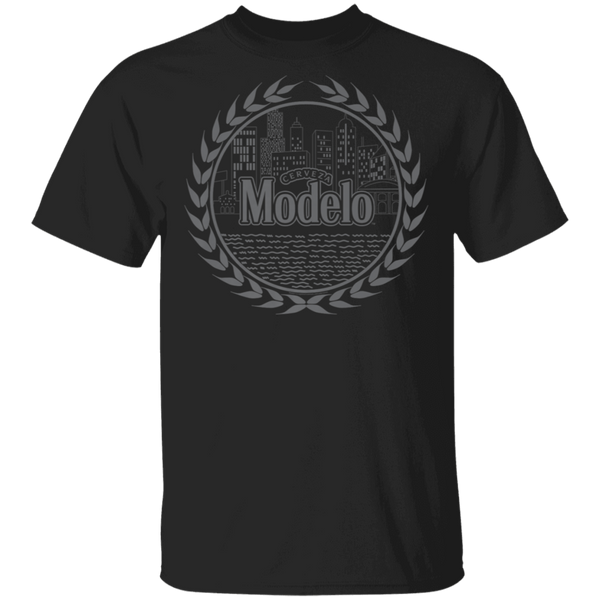 Modelo Grey Cityscape Premium T-Shirt 0511
