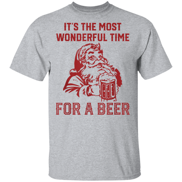 Santa Claus It's The Most Wonderful Time For A Bee T-Shirt 2111