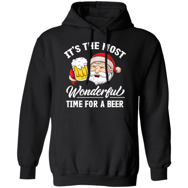 Santa Claus It's The Most Wonderful Time For A Beer christmas Gift Hoodie 2011