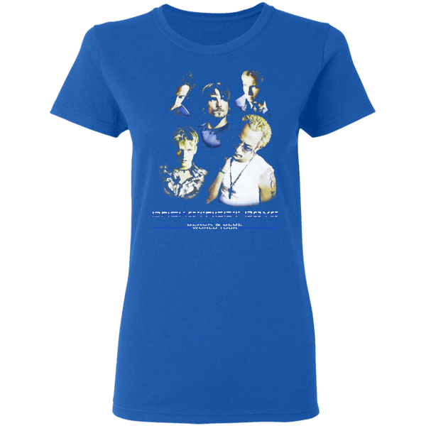 Vintage Backstreet Boys Black & Blue World Tour Women T-Shirt 2311