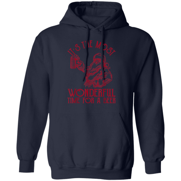 Santa Claus It's The Most Wonderful Time For A Beer  Christmas Hoodie 2111