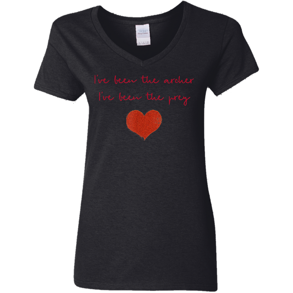 Taylor Swift Ive Been The Archer Ive Been the Prey Ladies V-Neck T-Shirt 2011