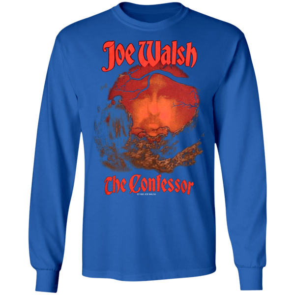 Vintage Joe Walsh Shirt 1985 The Confessor Concert Shirt Band Tee The Eagles Bohemian Hippie Grateful Dead The Beatles Eagles 80s Long Sleeve 1110