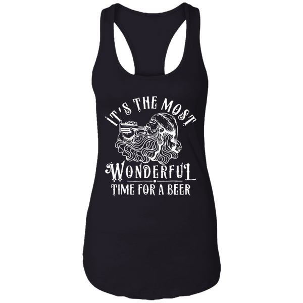 Santa Claus - It's The Most Wonderful Time For A Beer Women Tank Top 2111