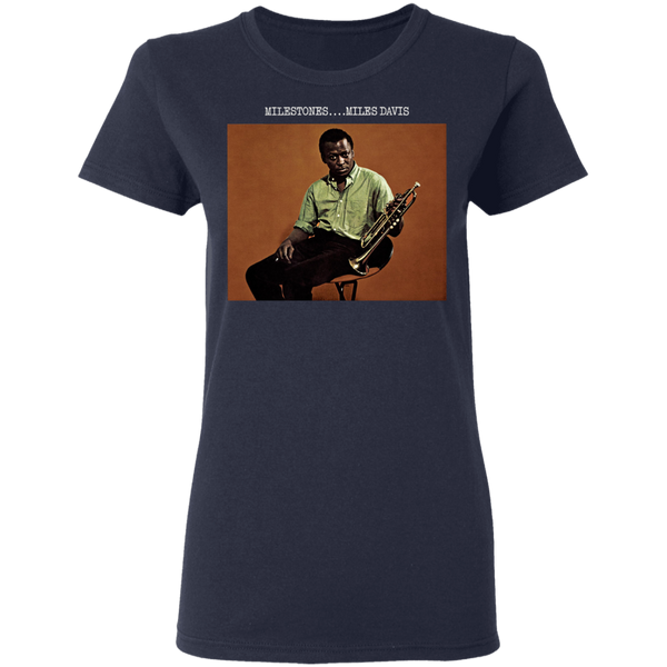 Miles Davis Milestones Women T-Shirt 510