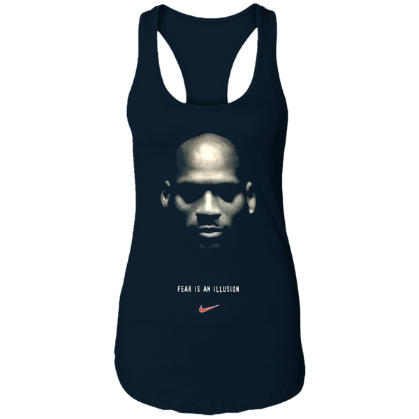 Vintage 90s 1995 NIKE michael jordan fear is an illusion made in usa -Gildan Replica Women Tank Top 1110