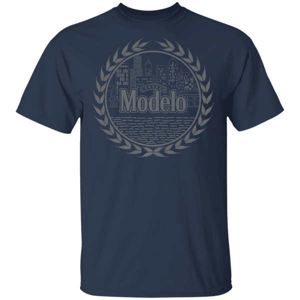 Modelo Grey Cityscape Premium T-Shirt 0511