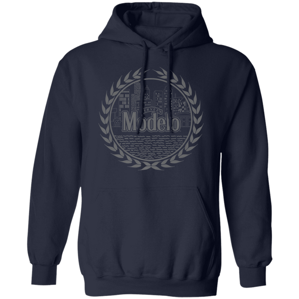 Modelo Grey Cityscape Premium Hoodie 0511