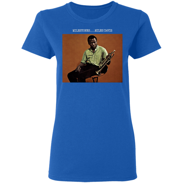 Miles Davis Milestones Women T-Shirt 510
