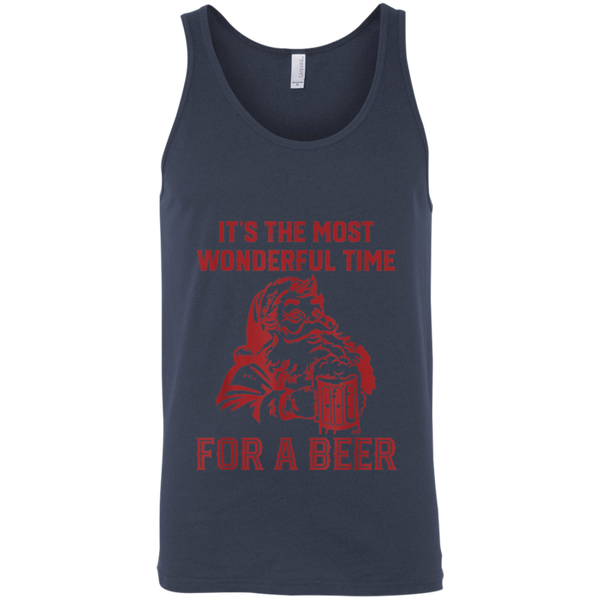 Santa Claus It's The Most Wonderful Time For A Bee Unisex Tank Top 2111