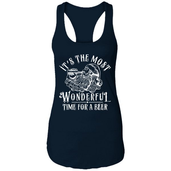 Santa Claus - It's The Most Wonderful Time For A Beer Women Tank Top 2111