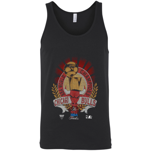 Vintage 90's Chicago Bulls NBA World Champions t-shirt Tank 1210