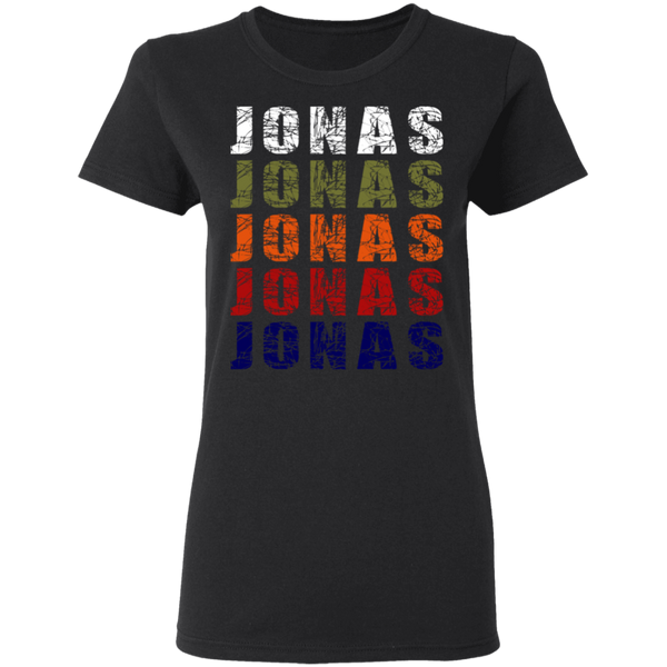 Jonas Brothers - Jonas Retro Wordmark Pattern Vintage gift Women T-Shirt 0711