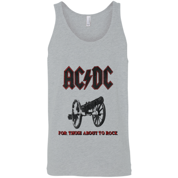 vintage 1981 ACDC For Those About to Rock Tour Jersey Tank Top 1110