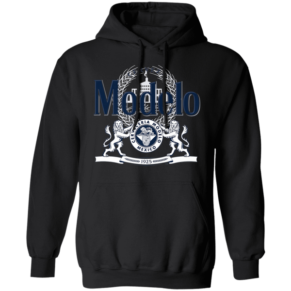 Modelo Navy and White Logo Premium Hoodie 0511