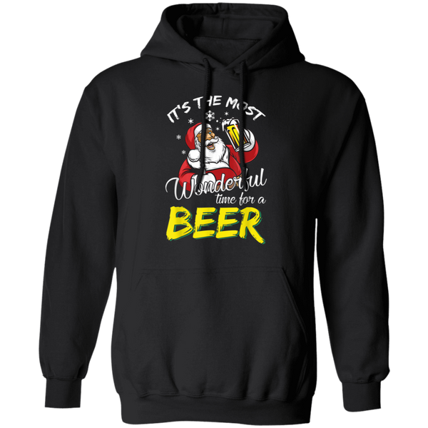 Santa Claus It's The Most Wonderful Time For A Beer - Christmas Gift Hoodie 2011