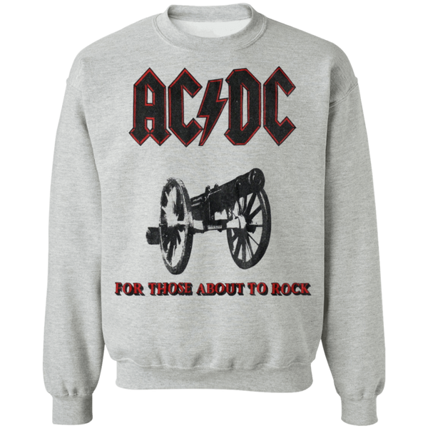 vintage 1981 ACDC For Those About to Rock Tour Jersey Sweatshirt  1110