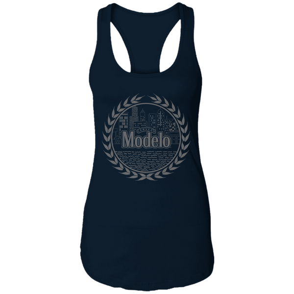 Modelo Grey Cityscape Premium Women Tank 0511