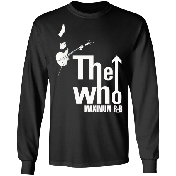 Vintage 1989 The Who Concert - Black Cotton The Kids Are Alright Tour 80's Eighties Maximum R & B Made in USA Long Sleeve 1110