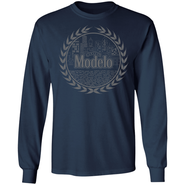 Modelo Grey Cityscape Premium Long Sleeve 0511